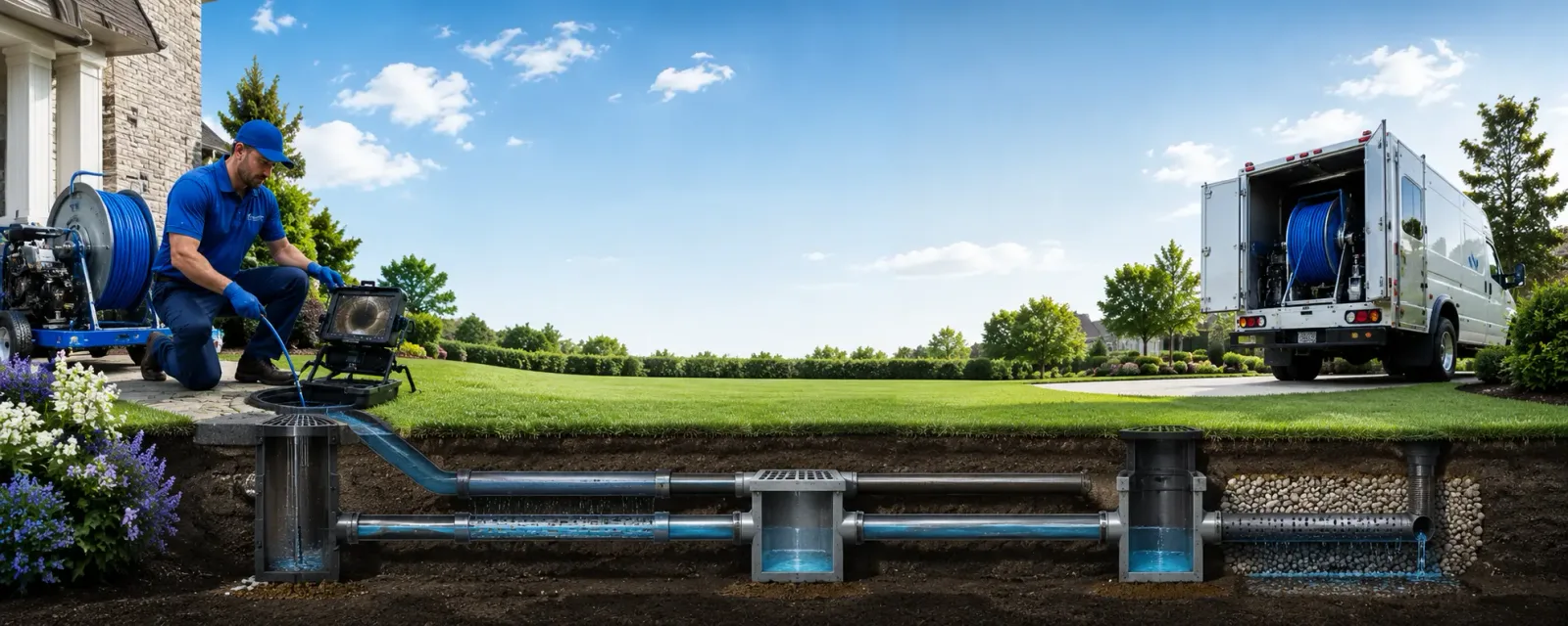 Outdoor drain cleaning information for Biscoe, AR